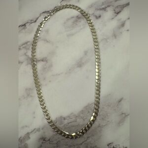 Sterling Silver Curb Link Necklace